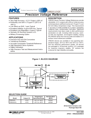 VRE202 Datasheet PDF Cirrus Logic