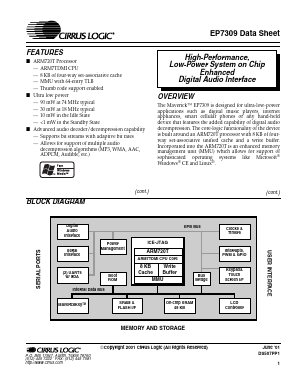 EP7309-EV-C Datasheet PDF Cirrus Logic