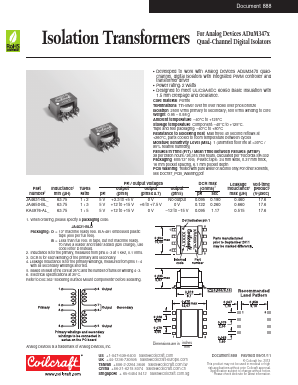 KA4976-AL Datasheet PDF Coilcraft Inc