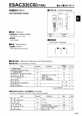 ESAC33CS Datasheet PDF Collmer Semiconductor