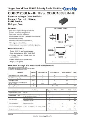 CDBC140SLR-HF Datasheet PDF ComChip