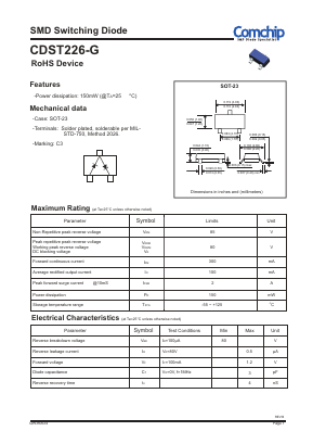 CDST226-G Datasheet PDF ComChip
