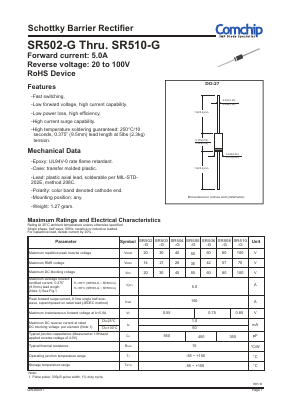 SR503-G Datasheet PDF ComChip