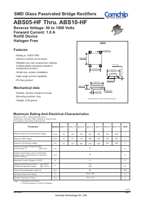 ABS10-HF Datasheet PDF ComChip