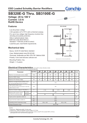SB345E-G Datasheet PDF ComChip