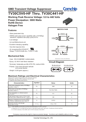 TV30C700K-HF Datasheet PDF ComChip