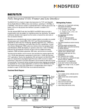 BT8375EP Datasheet PDF Conexant Systems