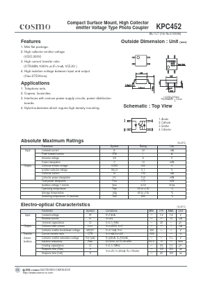 KPC452_04 Datasheet PDF COSMO Electronics