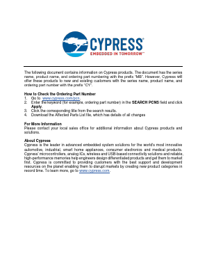 MB90349E Datasheet PDF Cypress Semiconductor