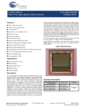 CYIL2SC1300AA-GWCES Datasheet PDF Cypress Semiconductor