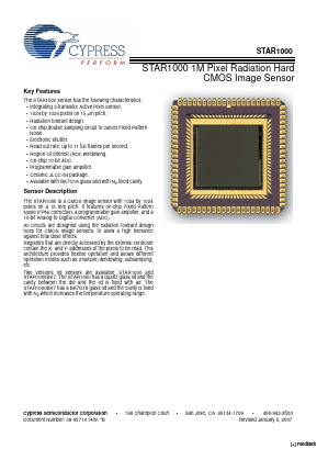 STAR1000-BK7 Datasheet PDF Cypress Semiconductor