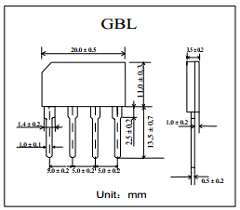 GBL405 Datasheet PDF Rugao Dachang Electronics Co., Ltd