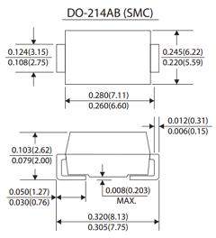 SMCJ100A Datasheet PDF Daesan Electronics Corp.