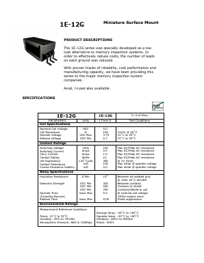 1E-12G Datasheet PDF DB Lectro Inc