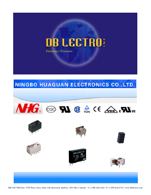 NT752AS8DC12V0.483.5NG Datasheet PDF DB Lectro Inc