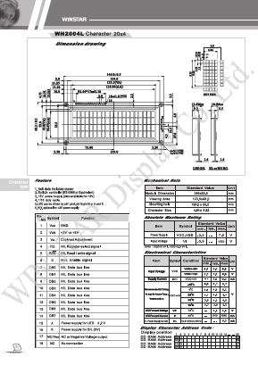 WX12232G Datasheet PDF DB Lectro Inc