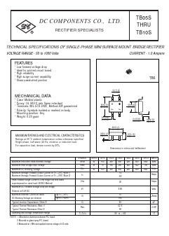 TB10S Datasheet PDF DC COMPONENTS
