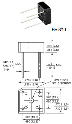 BR81 Datasheet PDF DC COMPONENTS