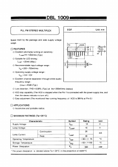 DBL1009 Datasheet PDF Daewoo Semiconductor