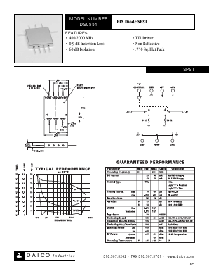 DS0551 Datasheet PDF DAICO Industries