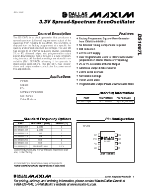 DS1087LU-402 Datasheet PDF Dallas Semiconductor -> Maxim Integrated