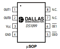 DS1099 Datasheet PDF Dallas Semiconductor -> Maxim Integrated