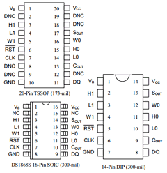 DS1868S Datasheet PDF Dallas Semiconductor -> Maxim Integrated