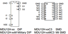MDU12H-35C3 Datasheet PDF Data Delay Devices