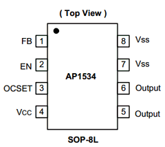 AP1534S Datasheet PDF Diodes Incorporated.