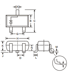 BZX84C4V7T Datasheet PDF Diodes Incorporated.