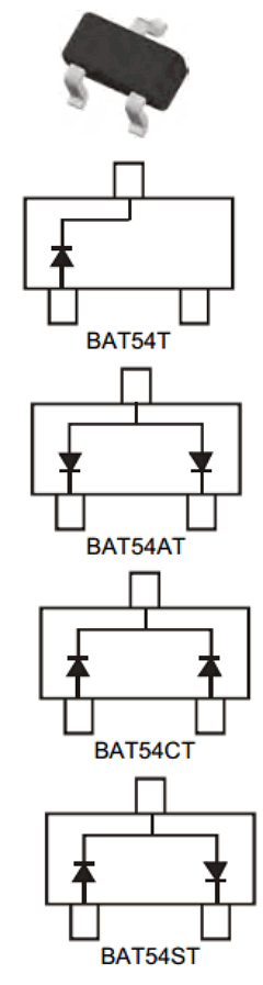 BAT54ST Datasheet PDF Diodes Incorporated.