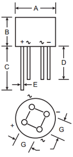 2W005G Datasheet PDF Diodes Incorporated.