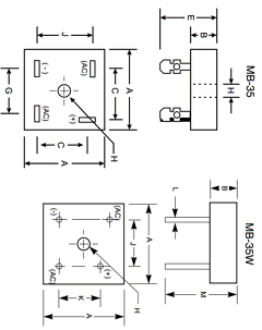 MB15-05 Datasheet PDF Diodes Incorporated.