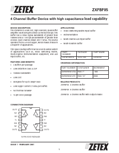 ZXFBF05N14TC Datasheet PDF Diodes Incorporated.