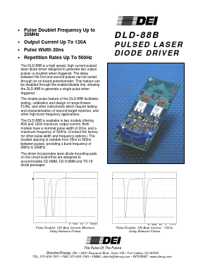 DLD-88B Datasheet PDF Directed Energy, Inc. An IXYS Company