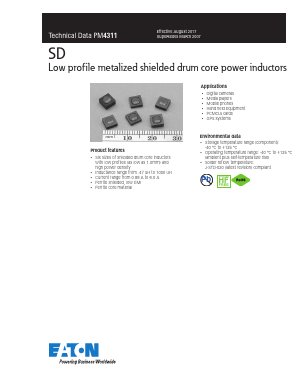 SD18-4R7-R Datasheet PDF Eaton All Rights Reserved.