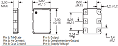 EL13D8D2F-155.520.MTR Datasheet PDF Ecliptek Corporation