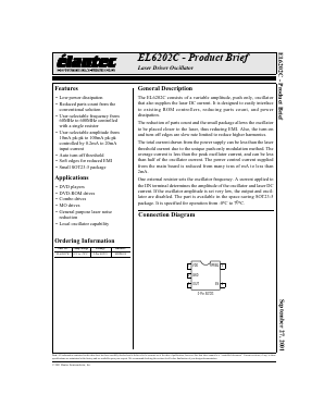EL6202C Datasheet PDF Elantec -> Intersil