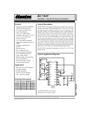 EL7564C Datasheet PDF Elantec -> Intersil