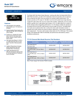 2807ND-SFAP Datasheet PDF Emcore Corporation