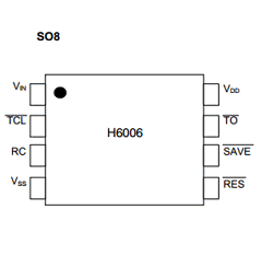 H6006B1SO8B Datasheet PDF EM Microelectronic - MARIN SA