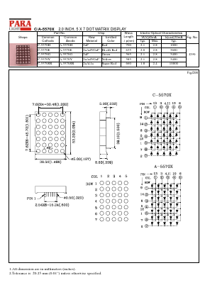 A-5570E Datasheet PDF Seiko Epson Corp