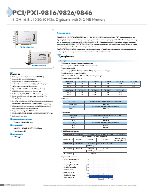PCI-9826H Datasheet PDF ETC