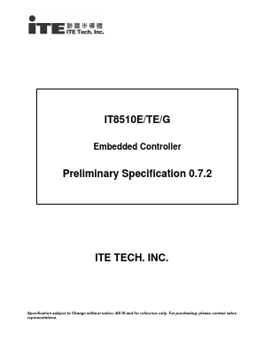 IT8510TE Datasheet PDF ETC
