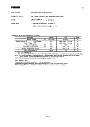 BU4334F Datasheet PDF ETC