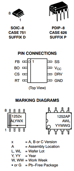 NCP1252ADR2G Datasheet PDF ETC