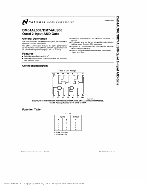 DM74ALS08SJ Datasheet PDF ETC