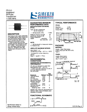 FP-510 Datasheet PDF ETC