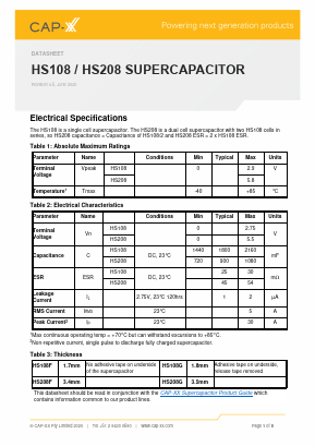 HS208 Datasheet PDF ETC
