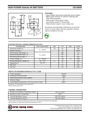 OD-880W Datasheet PDF ETC